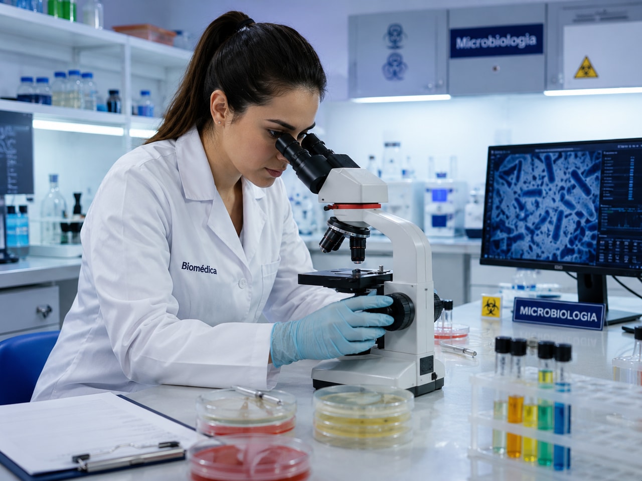 Laboratório de microbiologia da FacInPro