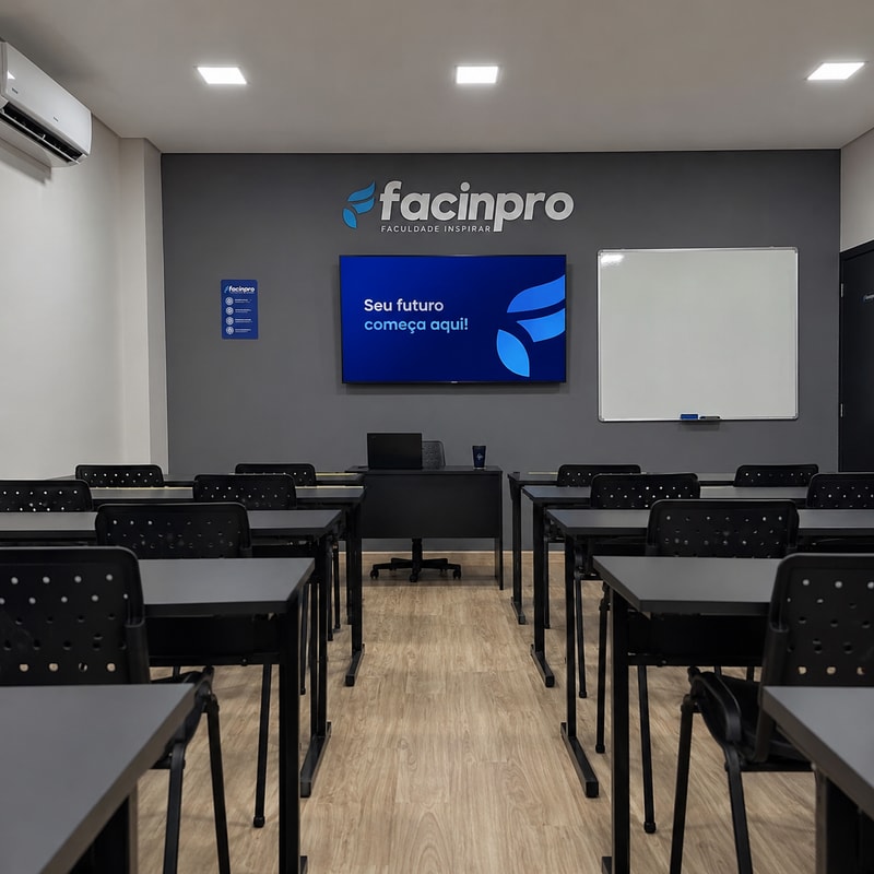 Sala de aula teórica da unidade FacInPro
